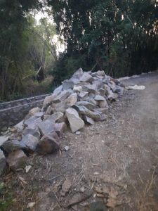 Pengerjaan Poyek Jembatan Rukem Sulang Rembang