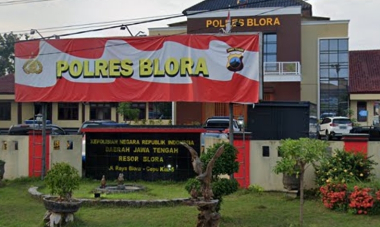 Tangkapan layar Google Maps Polres Blora, Polda Jawa Tengah,Jl. Nasional Blora - Cepu, Nglobener, Jepon, Kec. Blora, Kabupaten Blora, Jawa Tengah 58261